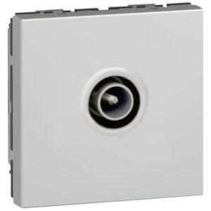 Mosaic TV-Dose 9,52mm 2-modulig Farbe: Aluminium Legrand 079292