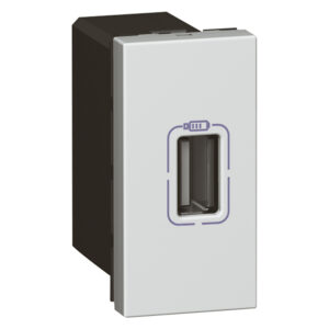 Mosaic USB-Lademodul 1-fach Farbe: Aluminium Legrand 079391