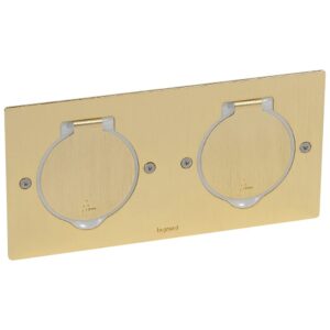 Deckelsatz 2x2-Modul Bronze Legrand 089712