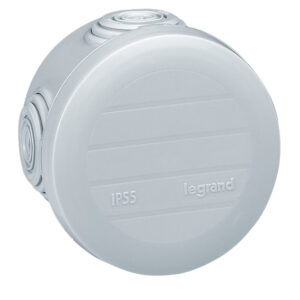 Abzweigdose Plexo, Rund, D= 60x Tiefe 40 mm, IP 55, 4 Membran-Einführungen Legrand 092001