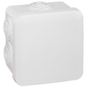 Abzweigdose Plexo,  80 x 80 x 45 mm (H x B x T), IP 55 , 7 Membran-Einführungen Legrand 092013