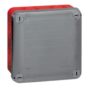 Abzweigdose Plexo, 105 x 105 x 55 mm (H x B x T), IP 55 , mit 7 Vorprägungen Legrand 092021