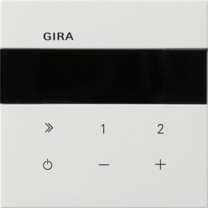 UP-Radio IP Flächenschalter Reinweiß Gira 2320112