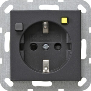 FI-Schutzsteckd. 30 mA SP System 55 Anthrazit Gira 267728