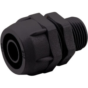 Verschraubung G3/8" D=12 PA6 Schwarz Legrand 382933