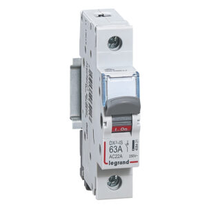 Lasttrennschalter DX3, 1-polig, 63A 250 VAC, Gebrauchskategorie AC-22A Legrand 406421