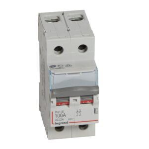 Lasttrennschalter DX3, 2-polig, 100A 400 VAC, Gebrauchskategorie AC-22A Legrand 406449