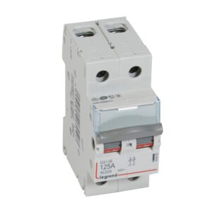 Lasttrennschalter DX3, 2-polig, 125A 400 VAC, Gebrauchskategorie AC-22A Legrand 406450