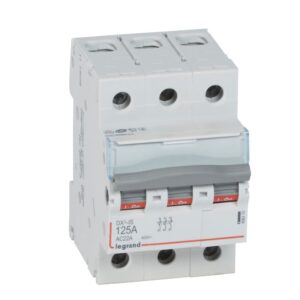 Lasttrennschalter DX3, 3-polig, 125A 400 VAC, Gebrauchskategorie AC-22A Legrand 406470