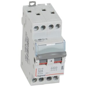 Lasttrennschalter DX3, 4-polig, 32A 400 VAC, Gebrauchskategorie AC-22A, 3TE Legrand 406479