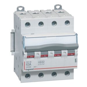 Lasttrennschalter DX3, 4-polig, 63A 400 VAC, Gebrauchskategorie AC-22A, 4TE Legrand 406487
