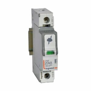 Überspannungsableiter Typ 2, 1P, 230/400 VAC, Imax 20 kA, (Uc)320 VAC Legrand 412220