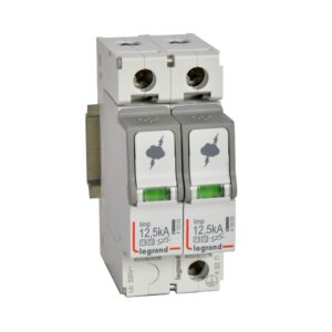 Kombiableiter Typ 1+2, 2+0 Schaltung, 230/400 VAC, Iimp 12,5 kA, (Uc)320 VAC Legrand 412271