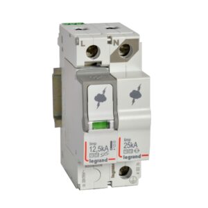 Kombiableiter Typ 1+2, 1+1 Schaltung, 230/400 VAC, Iimp 12,5 kA, (Uc)320 VAC Legrand 412276