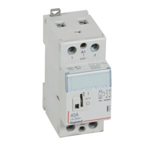 CX3 Schütz 24V 40A, 2 Schliesser, mit Handschalter Legrand 412515