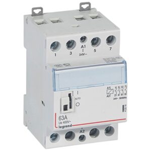 CX3 Schütz 24V 63A, 4 Schliesser, mit Handschalter Legrand 412519