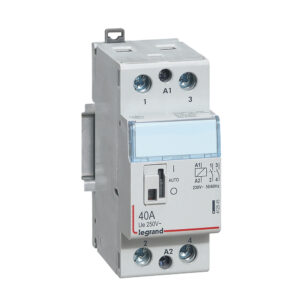 CX3 Schütz 230V 40A, 2 Schliesser, mit Handschalter Legrand 412545