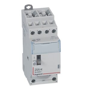 CX3 Schütz Brummfrei, 230V 25A 4 Schliesser, mit Handschalter Legrand 412561
