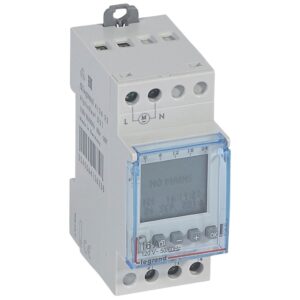 AlphaRex³ D21  digitale Wochenzeitschaltuhr, 120 VAC, 1 Kanal, 2TE Legrand 412632