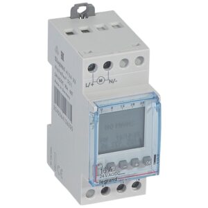 AlphaRex³ D21  digitale Wochenzeitschaltuhr, 24 VAC, 1 Kanal, 2TE Legrand 412633