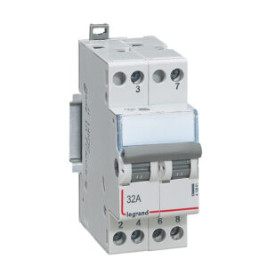 Wechselschalter CX3 2 Wechsler 32A, Gebrauchskategorie AC-22A, 2TE Legrand 412901