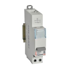 Druckschalter CX3 20A 1 Schließer + 1 Öffner 230VAC,Gebrauchskategorie AC-12,1TE Legrand 412911