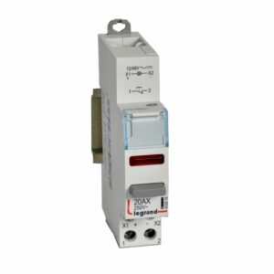 Taster CX3 20A 1 Öffner + LED Rot 12/48VAC/DC, Gebrauchskategorie AC-12, 1TE Legrand 412919