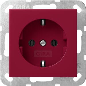 SCHUKO-Steckd. System 55 Rot Gira 4455108