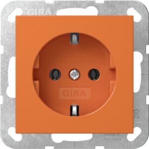 SCHUKO-Steckd. System 55 Orange Gira 4455109