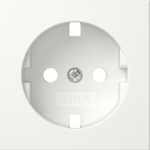 Abd. SCHUKO-Steckd. System 55 Reinweiß m Gira 492027
