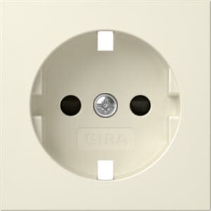 Abd. SCHUKO-Steckd. SP System 55 Cremeweiß Gira 492101