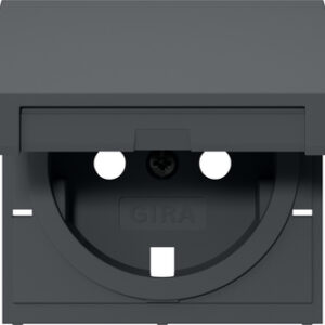 Abd. SCHUKO-Steckd. KD System 55 Anthrazit Gira 492228