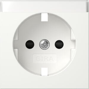 Abd. SCHUKO-Steckd. BSF + SP System 55 Reinweiß Gira 492303