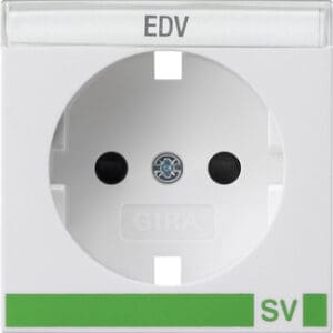 Abd. SCHUKO-Steckd. BSF + SH SV System 55 Reinweiß Gira 4923103