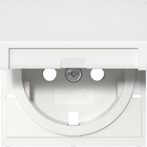 Abd. SCHUKO-Steckd. KD + SP System 55 Reinweiß m Gira 494227