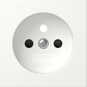 Abd. Steckd. Erdstift SP System 55 Reinweiß m Gira 494527