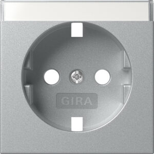 Abd. SCHUKO-Steckd. BSF System 55 F Alu Gira 494726