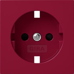 Abd. SCHUKO-Steckd. SP System 55 Rot Gira 4984108