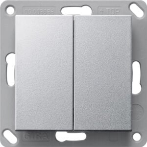 RF Wandsender 2f KNX System 55 F Alu Gira 517826