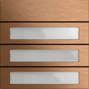 Ruftastenmodul 3f System 106 Bronze Gira 5533921