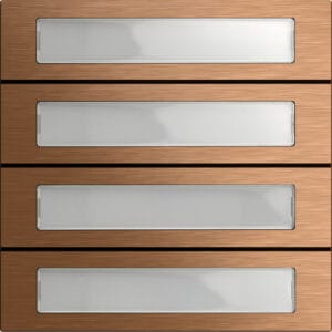 Ruftastenmodul 4f System 106 Bronze Gira 5534921
