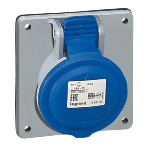 CEE-Steckdose 3P 16A 250V Blau IP44 Legrand 555184