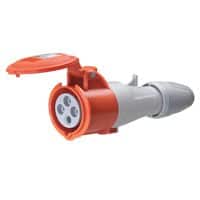 CEE-Kupplung 4P 32A 415V Rot IP44 Legrand 555218