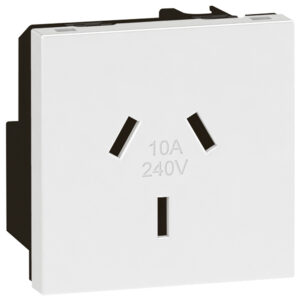 Mosaic Steckdose australischer Standard SK 10A 2-modulig 10 A Farbe: Ultraweiß Legrand 572114