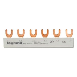 Gabelkammschiene, 3-polig, 6 TE, 10 mm², nicht kürzen ! Legrand 607033