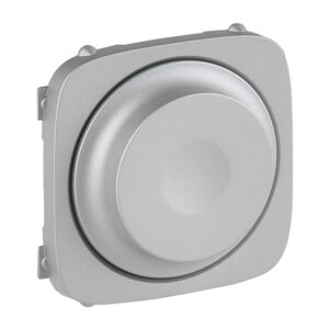 Abdeckung für Drehdimmer des Schalterprogramms VALENA ALLURE, Farbe: Aluminium Legrand 752047