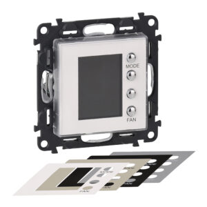 Unterputz-Thermostat für MyHome mit beleuchtetem Display, 2-modulig. Legrand 752131