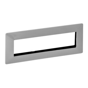Valena Life Rahmen Mosaic 4x2 modulig Farbe: Aluminium Legrand 752345