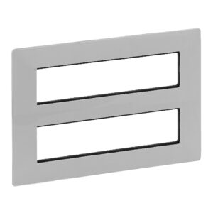 Valena Life Rahmen Mosaic 2x4x2 modulig Farbe: Aluminium Legrand 752346