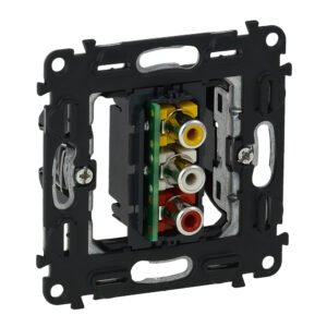 Einsatz IN’MATIC RCA 3-fach Legrand 753075